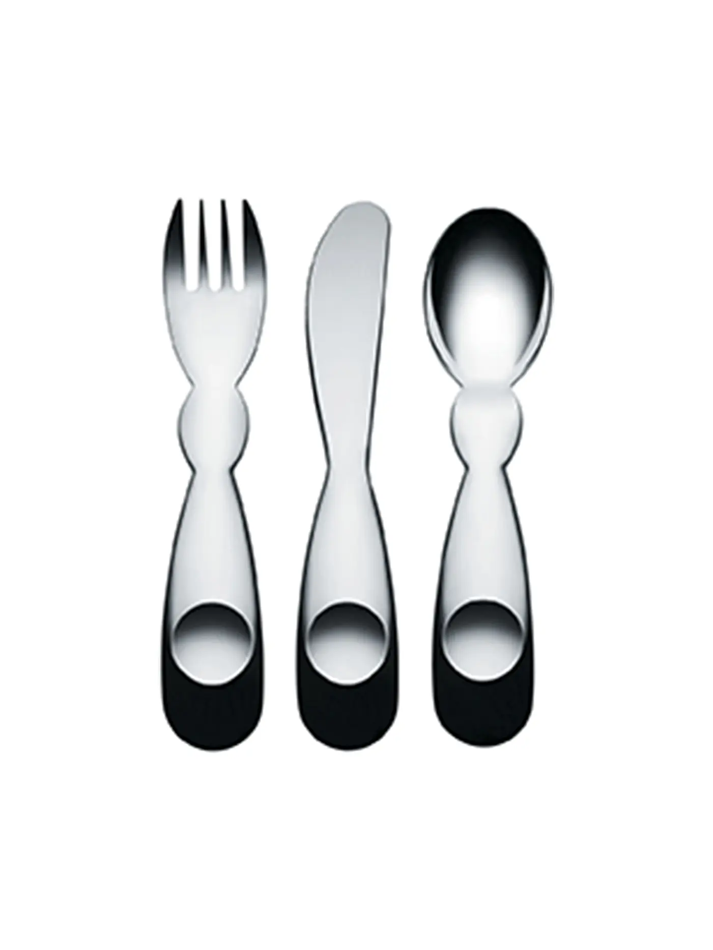 ALESSI | Kinder-Besteckset 3-tlg. "Alessini" | 